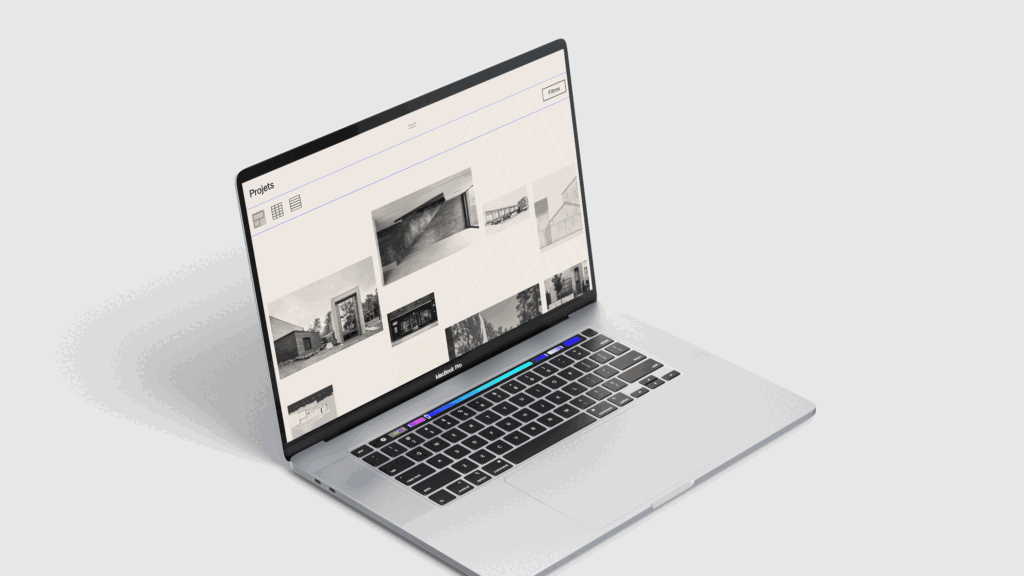 Site web de Atelier Carle réalisé par Gymnase